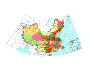 配准好的中国行政区划图